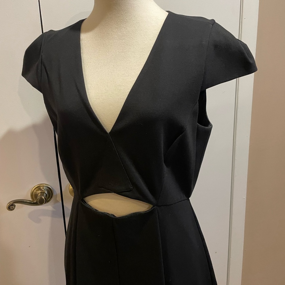 Halston Heritage Black Cutout Dress – Size 8 - Picture 5 of 11